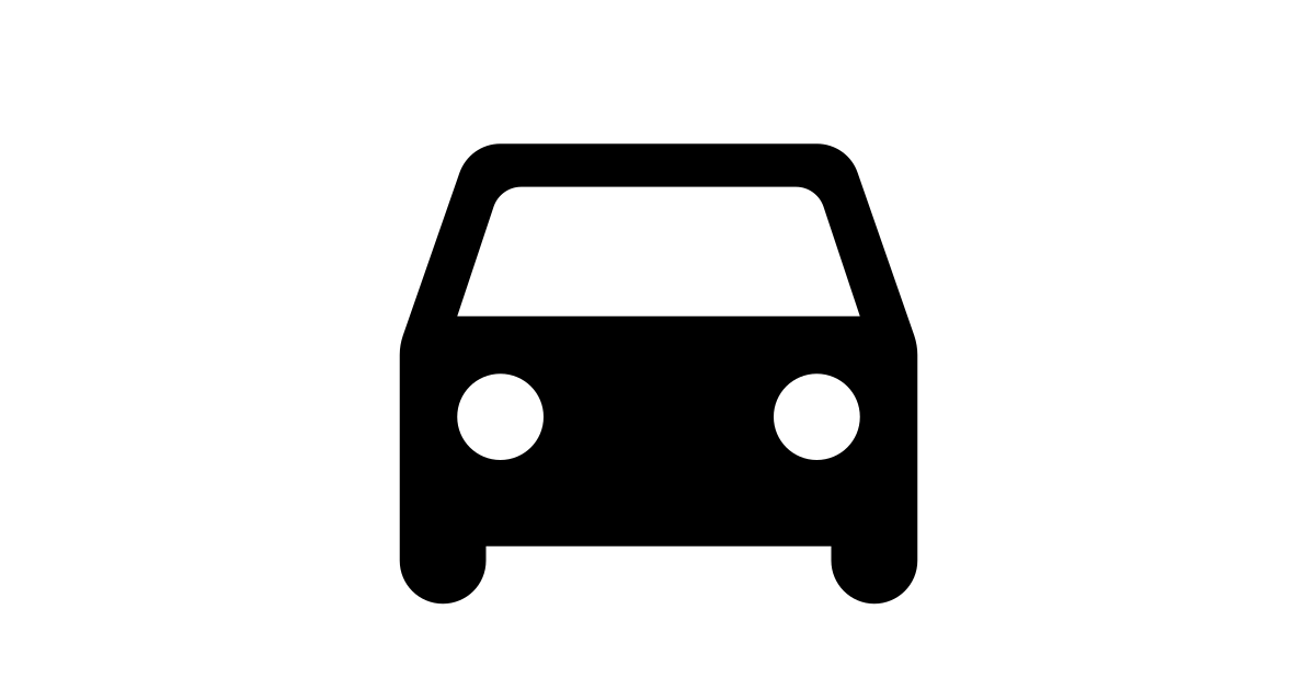 Directions car free vector icon - Iconbolt