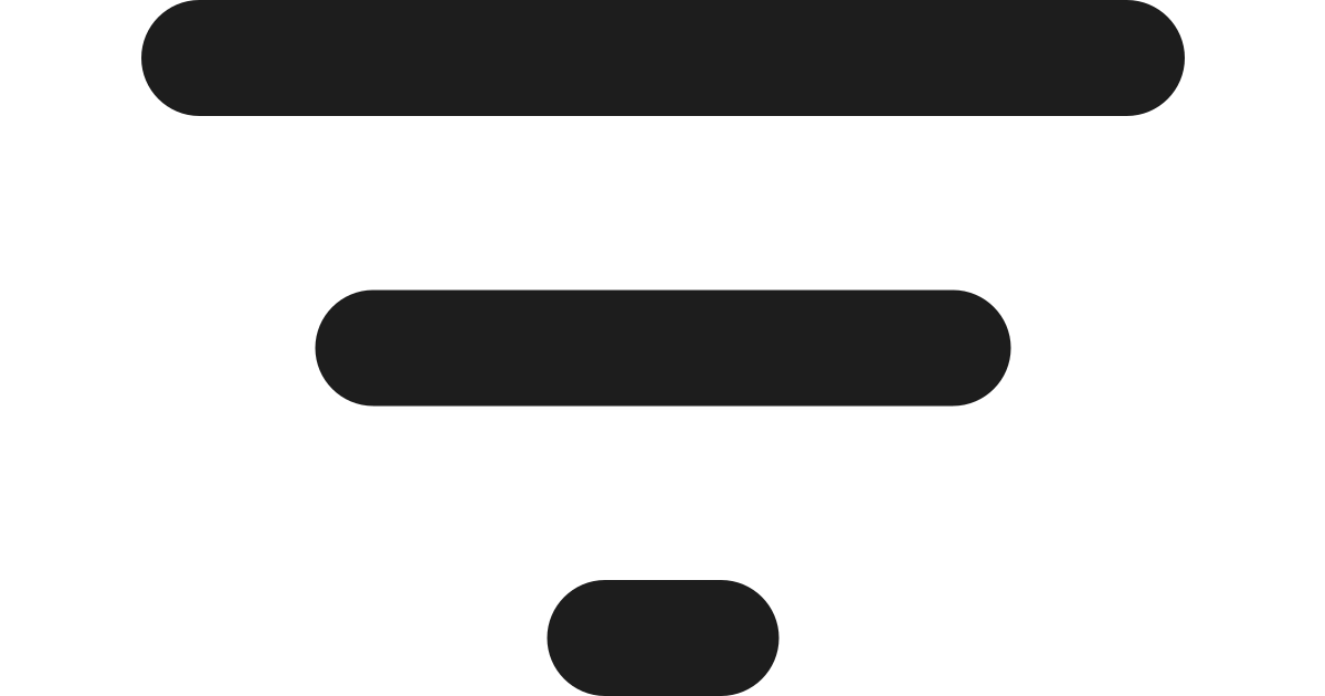 Filter list free vector icon Iconbolt