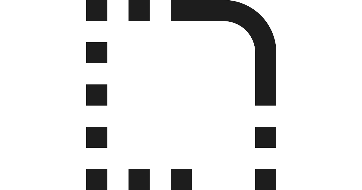 Rounded corner free vector icon Iconbolt