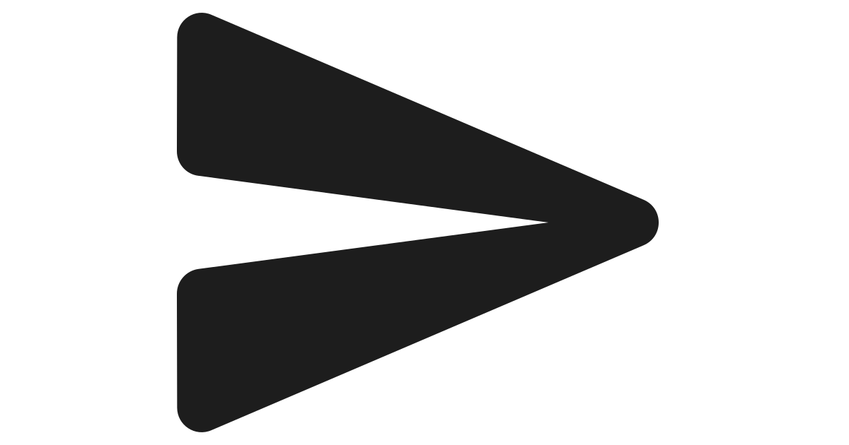 Send free vector icon Iconbolt