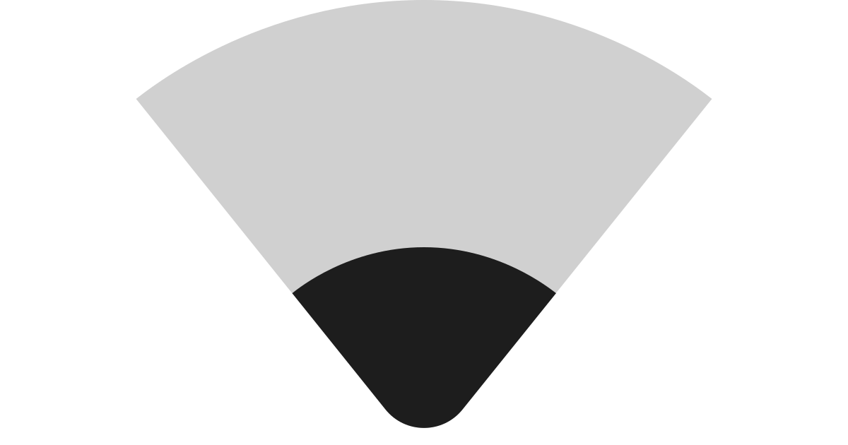 Signal wifi 1 bar free vector icon Iconbolt