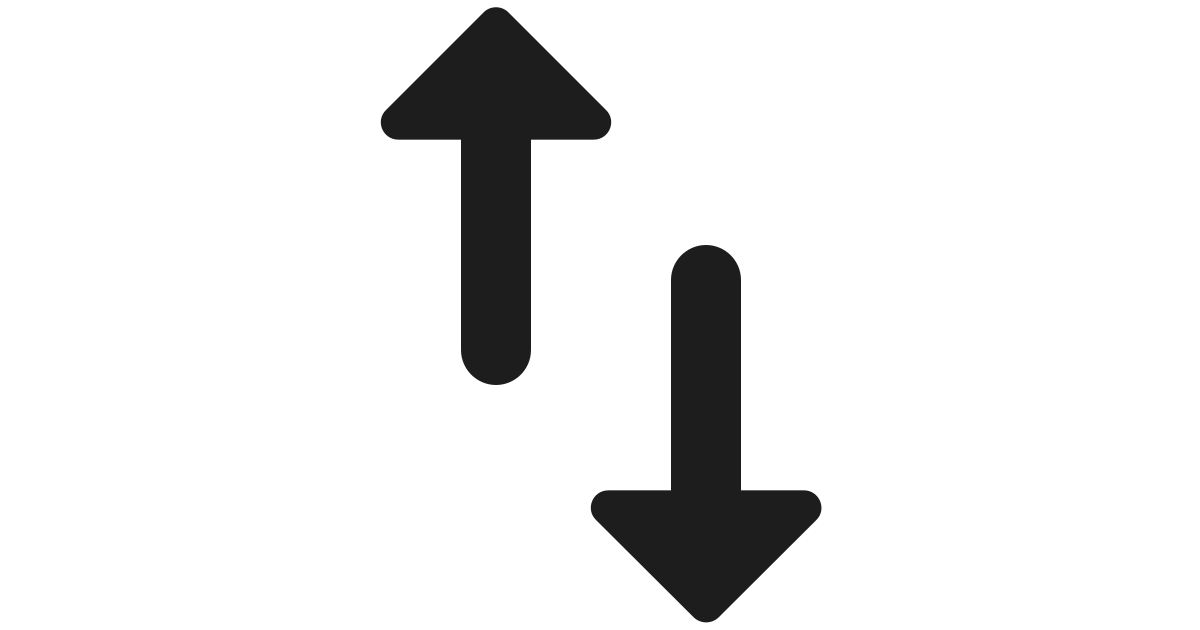 Swap vert free vector icon Iconbolt