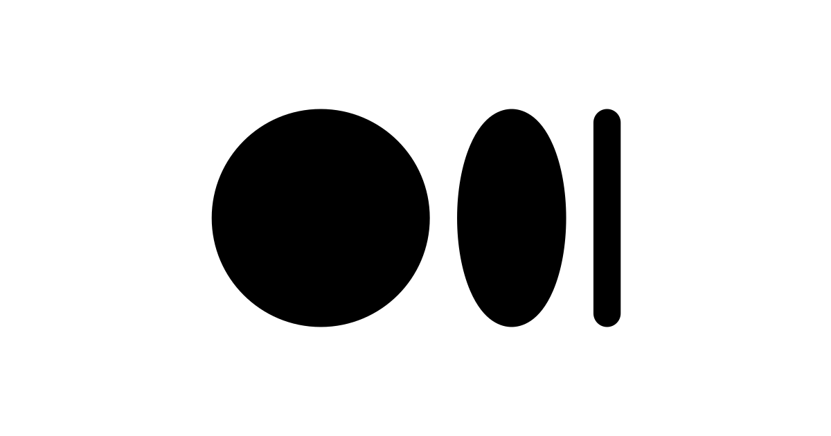 Medium logo fill free vector icon - Iconbolt