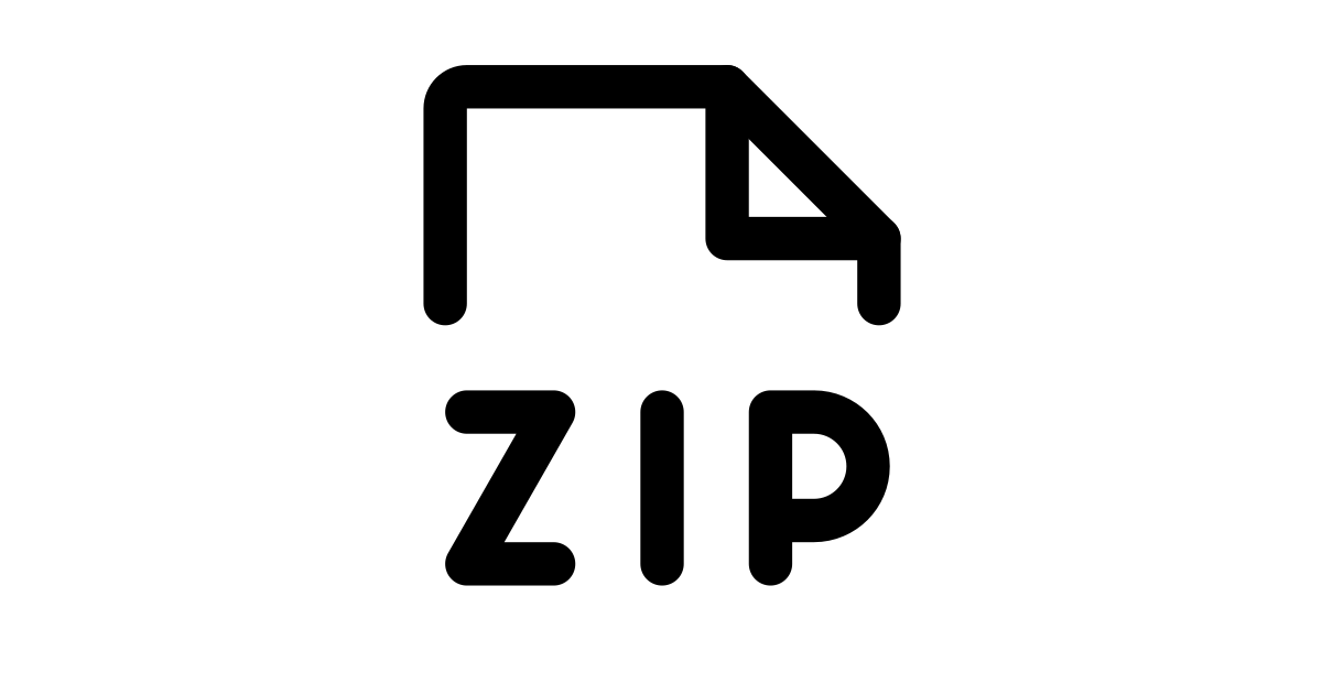 File zip free vector icon Iconbolt