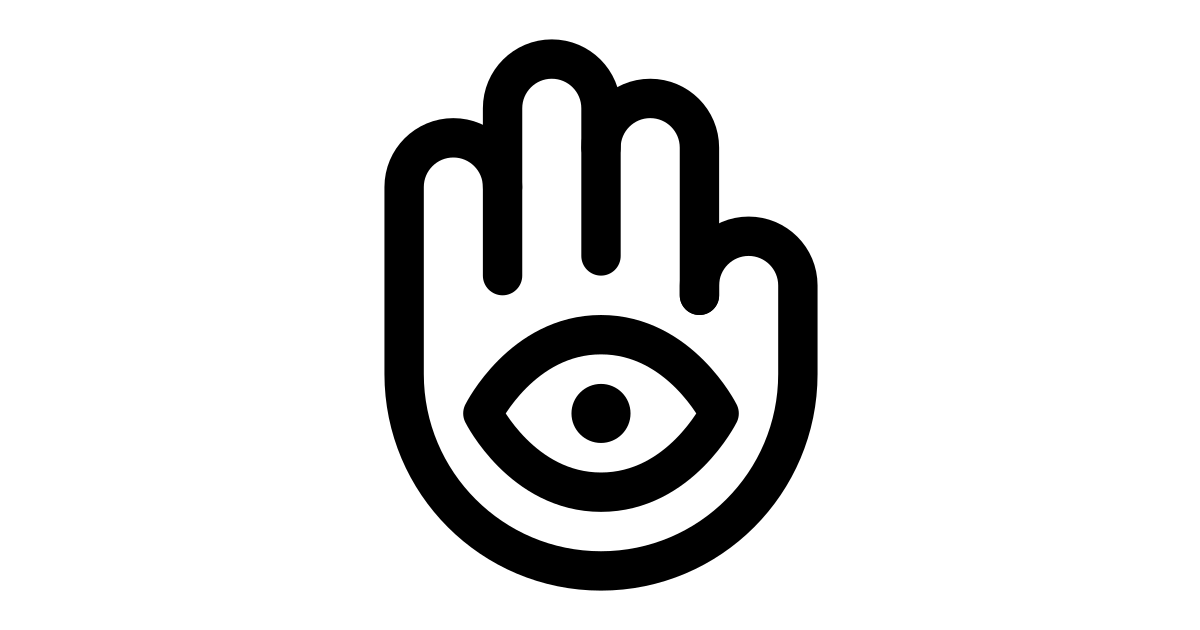 Hand eye free vector icon - Iconbolt