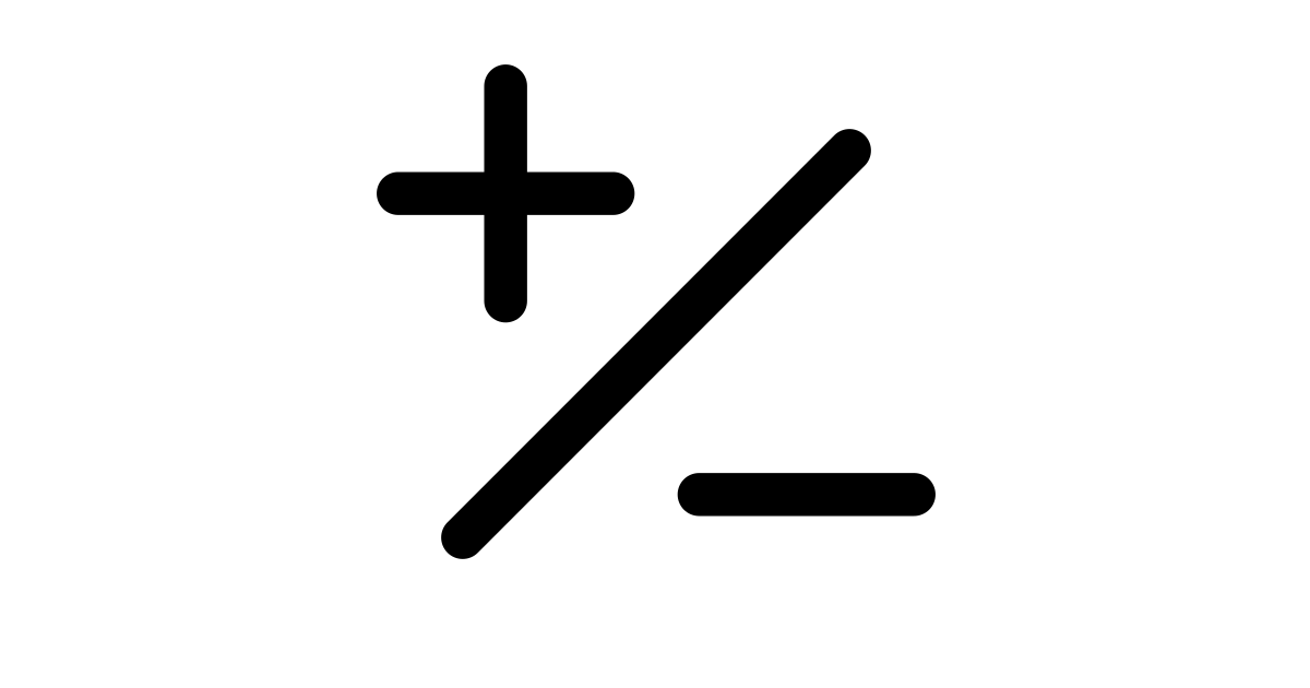 Plus minus free vector icon Iconbolt