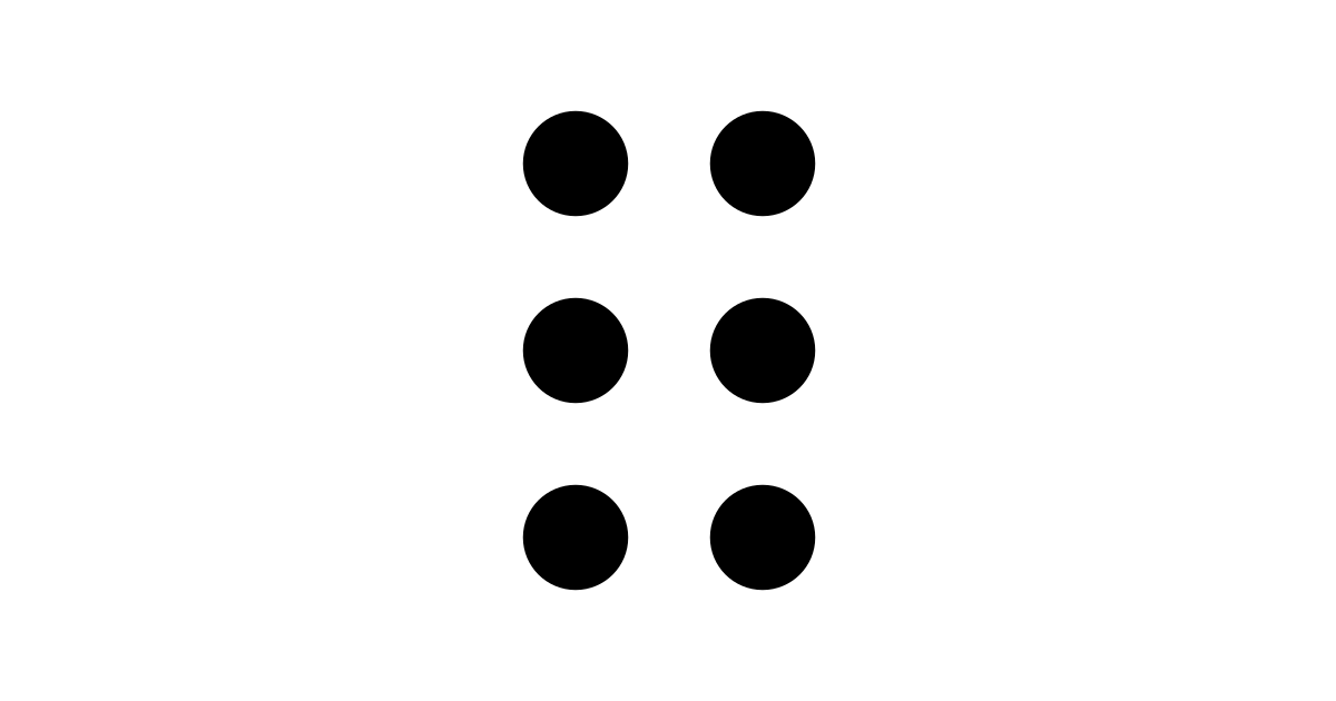 Drag handle dots 2 free vector icon - Iconbolt