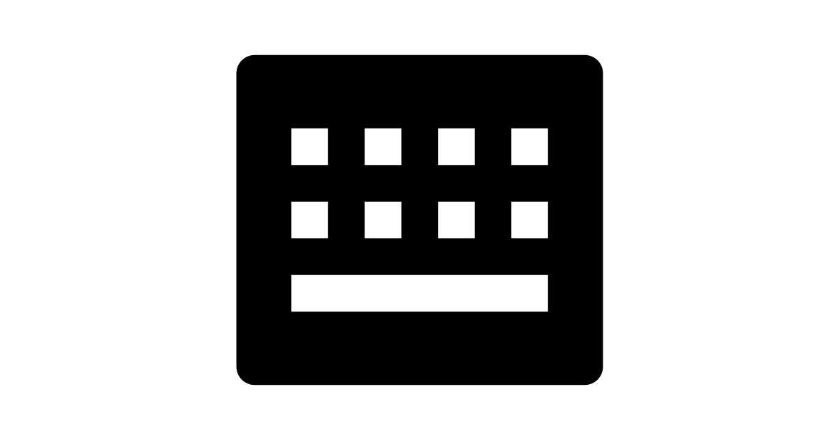 Keyboard box free vector icon Iconbolt