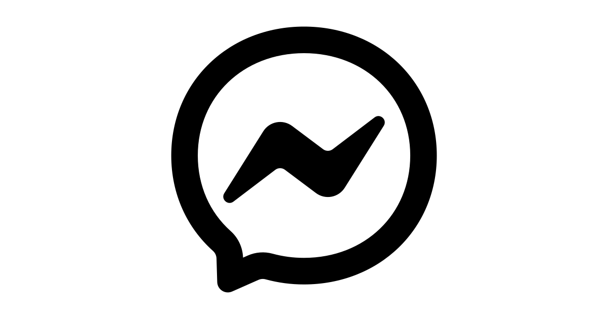 Messenger free vector icon - Iconbolt