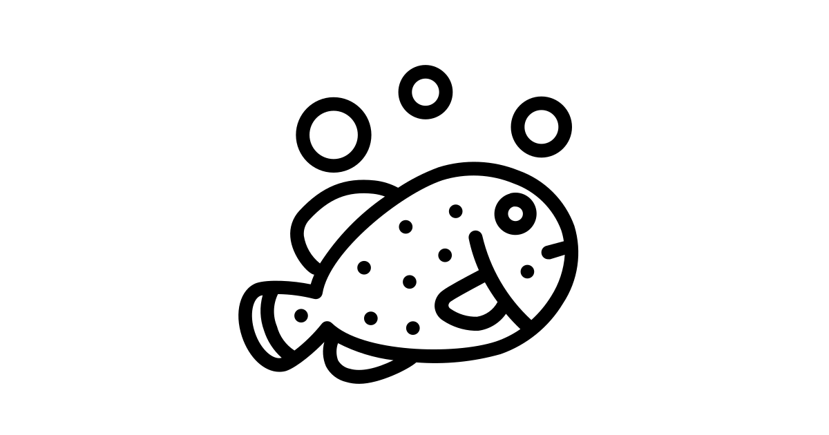 Yellow boxfish fish marine animal sea free vector icon - Iconbolt