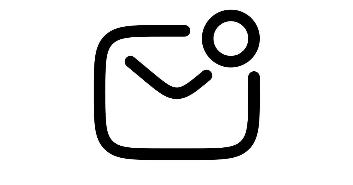 Letter unread free vector icon - Iconbolt