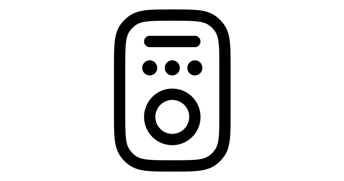 Remote controller free vector icon - Iconbolt