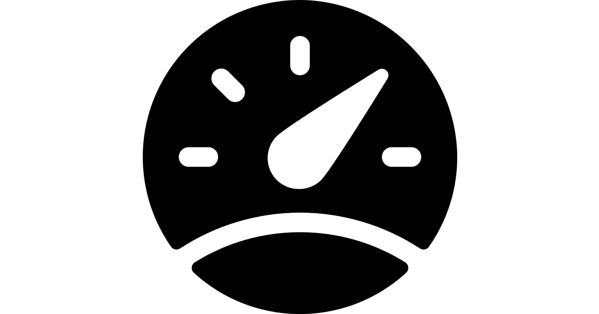 Gauge dashboard 1 free vector icon Iconbolt
