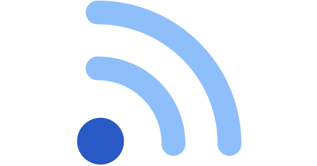 Rss symbol rss feed wireless transmit broadcast wifi signal wifi symbol ...