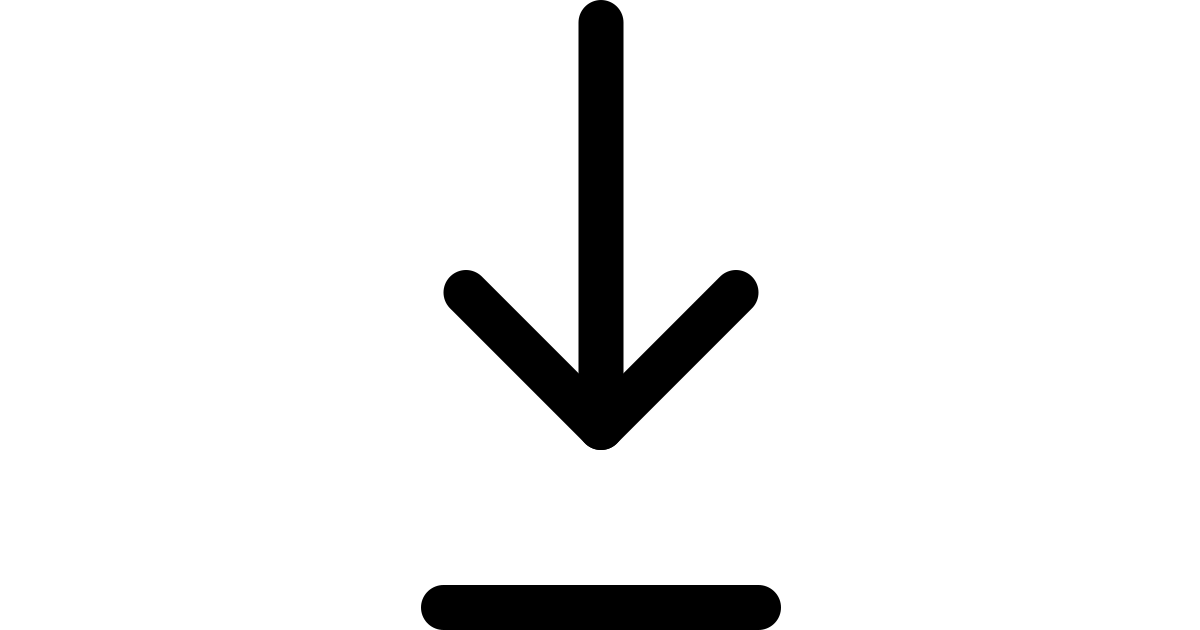Arrow down arrow down move download descend downturn downshift decrease ...