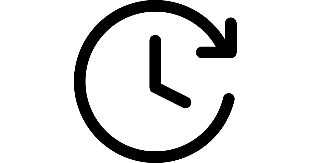 Fastforward clock time clock reset stopwatch circle measure loading ...