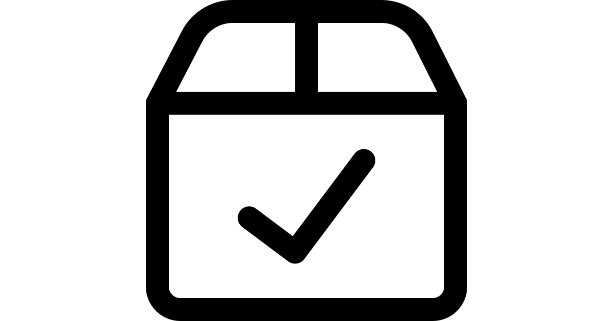 Shipment check shipping parcel shipment check approved box package ...