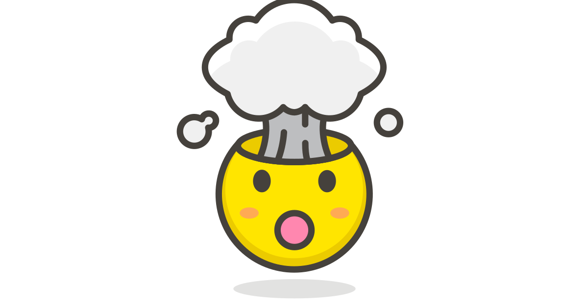 Exploding head free vector icon - Iconbolt