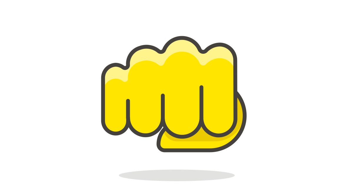 Oncoming fist 1 free vector icon - Iconbolt