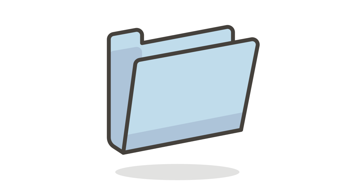 Open file folder free vector icon Iconbolt