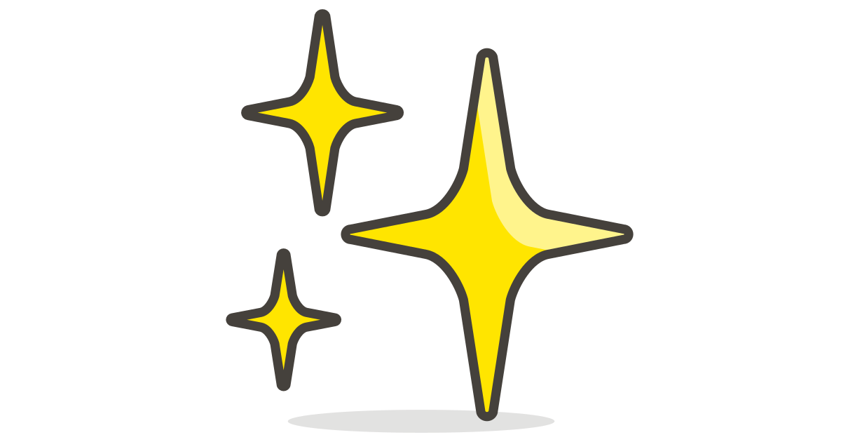Download Sparkles free vector icon - Iconbolt