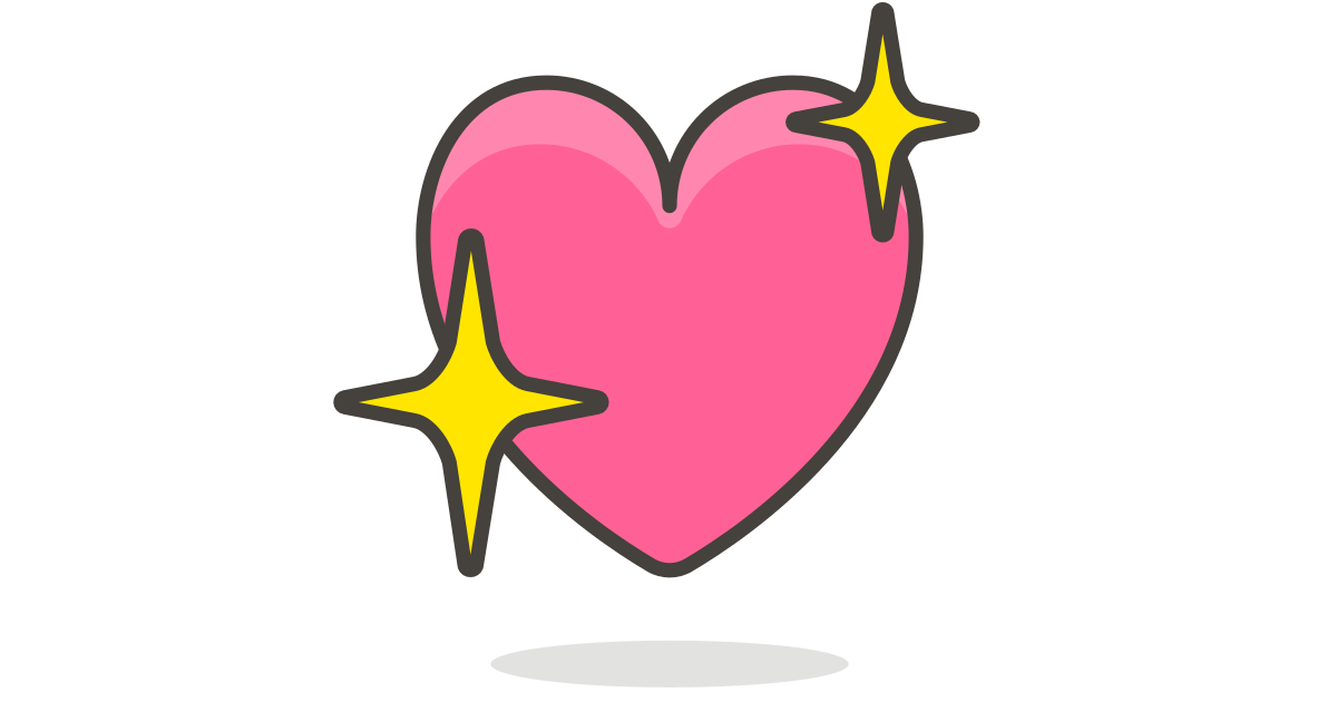Sparkling heart free vector icon - Iconbolt