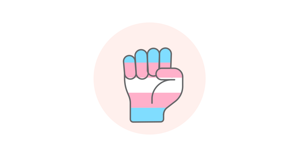 Flag hand fist transgender 1 free vector icon - Iconbolt