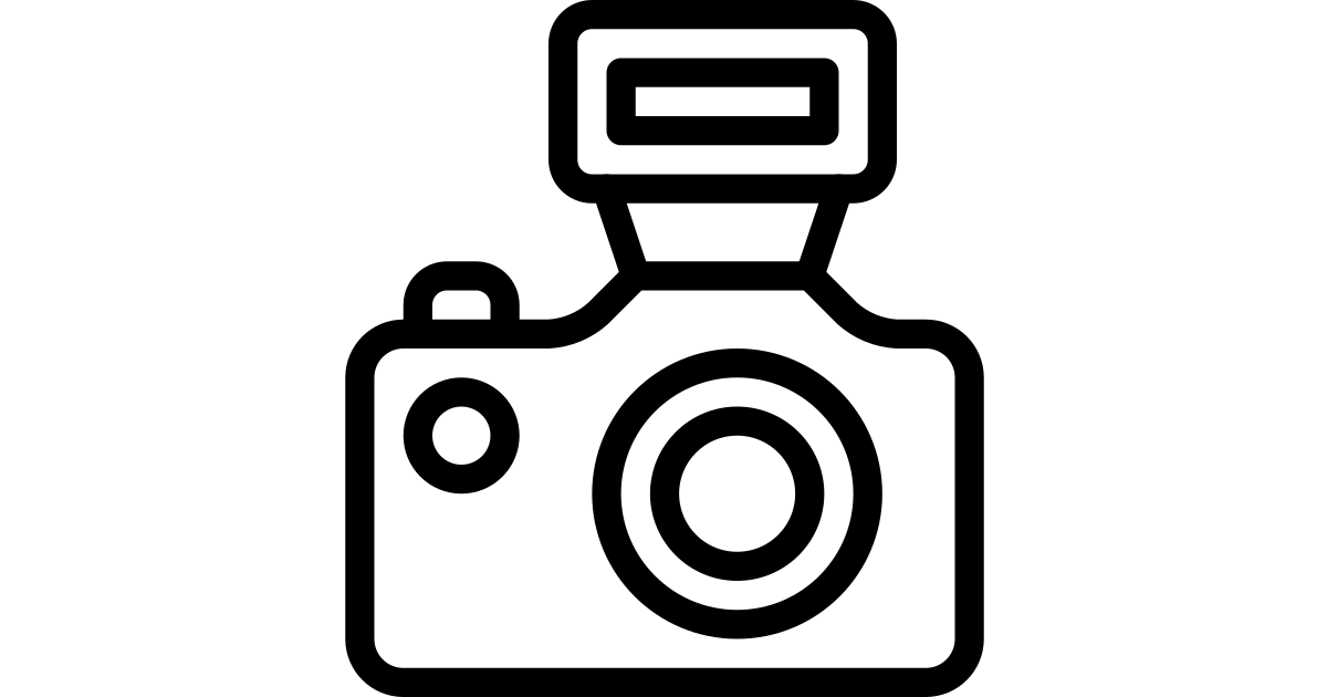 Camera flash free vector icon Iconbolt