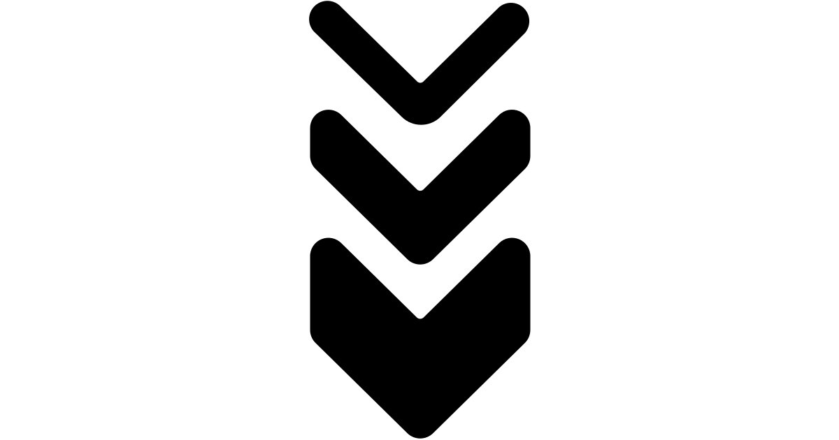 Arrow double down 1 arrow double down 1 free vector icon - Iconbolt