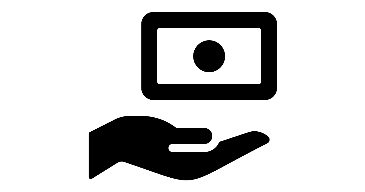 Cash payment bill cash payment bill free vector icon - Iconbolt