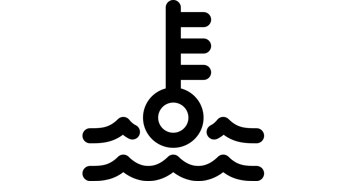 Engine temperature warning engine temperature warning free vector icon ...