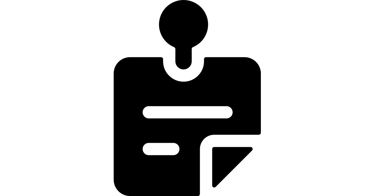 Task list pin task list pin free vector icon - Iconbolt