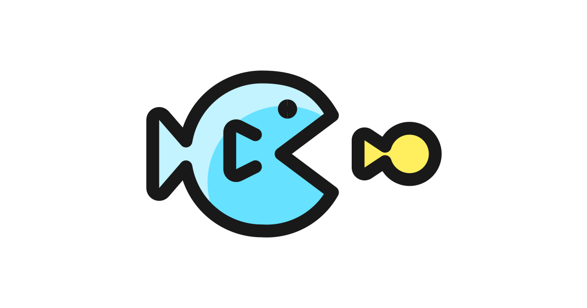Business big small fish business big small fish free vector icon - Iconbolt