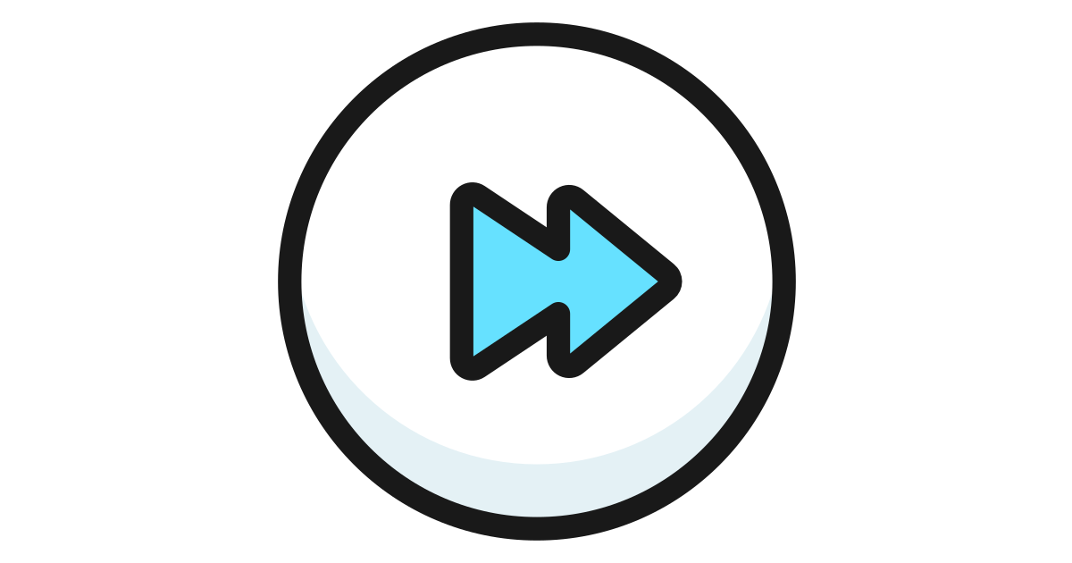 Button fast forward 1 button fast forward 1 free vector icon - Iconbolt