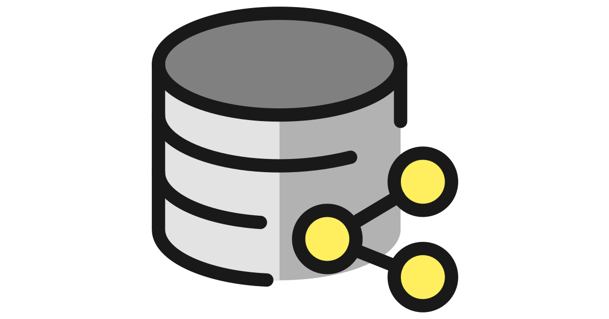 Database share 1 database share 1 free vector icon - Iconbolt