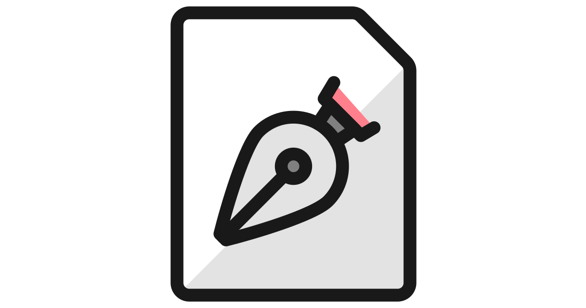 Design file pen design file pen free vector icon - Iconbolt