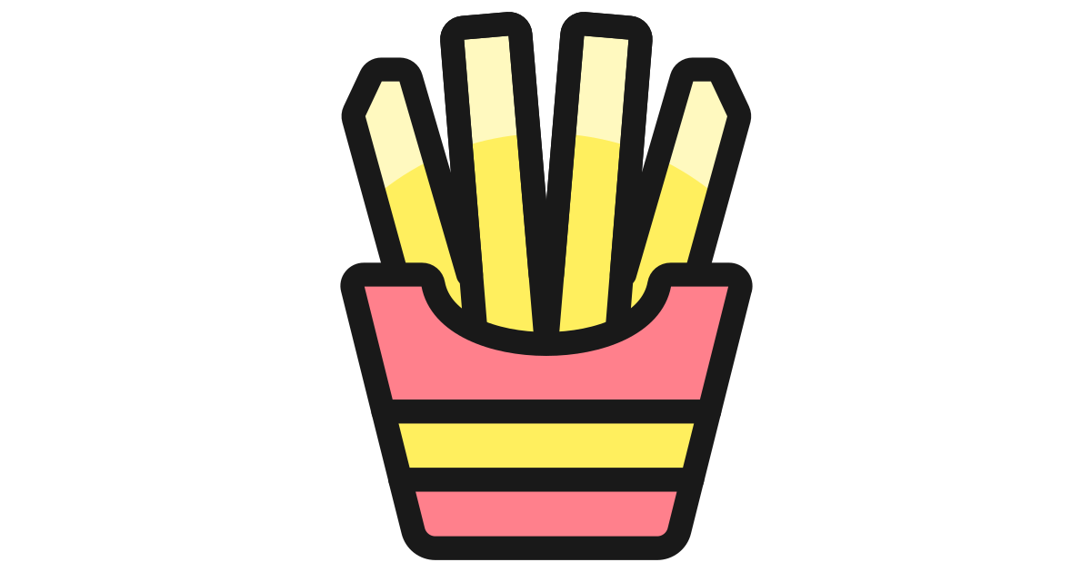 Fast food french fries fast food french fries free vector icon - Iconbolt