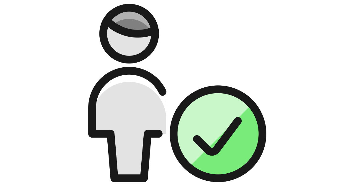 Single man actions check 1 single man actions check 1 free vector icon ...
