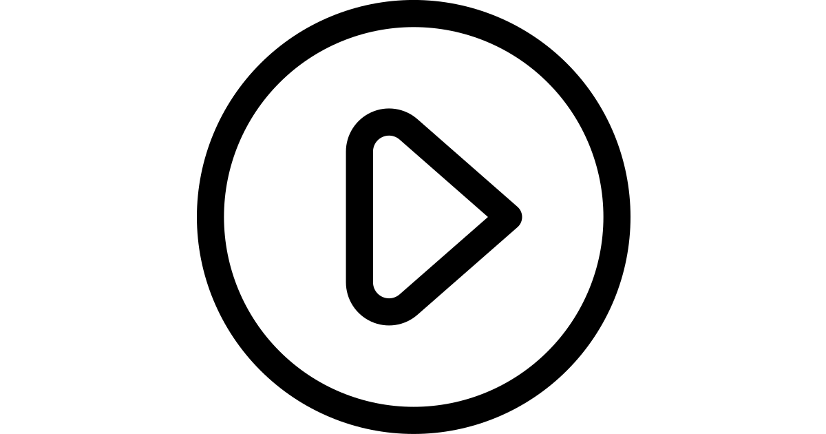 Button play button play multi video start arrow triangle player click ...