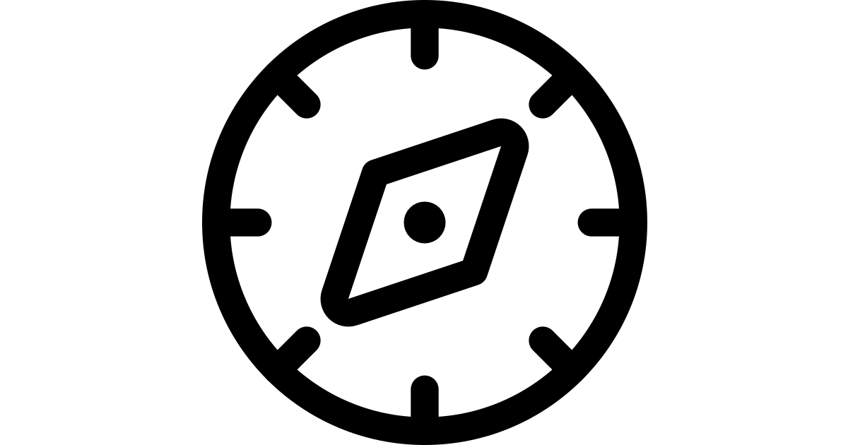 Compass 1 compass 1 north south east west magnetic navigation direction ...