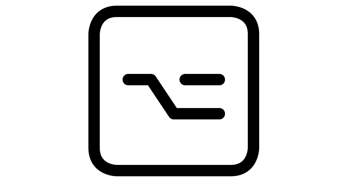 Keyboard option keyboard option square email notification letter alert ...