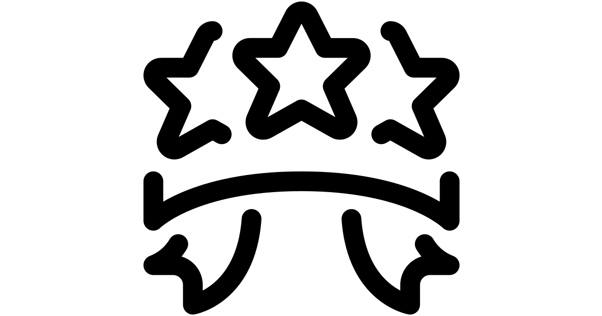 Ranking ribbon 1 ranking ribbon 1 award badge achievement honor medal ...
