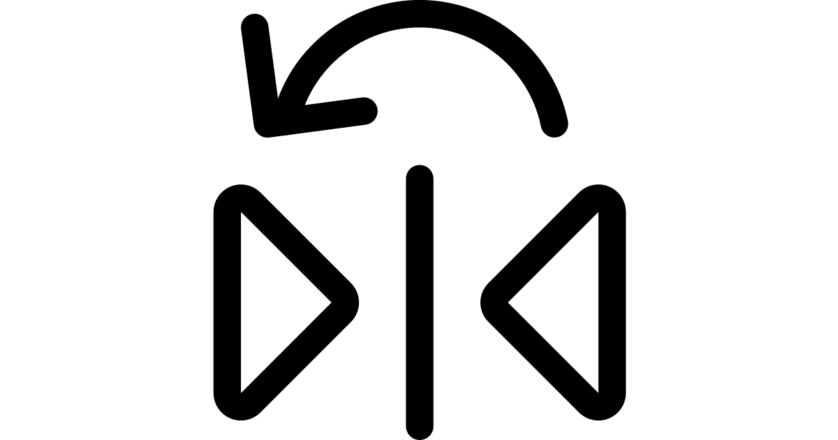Reflect left reflect left rewind rotate refresh media control direction ...