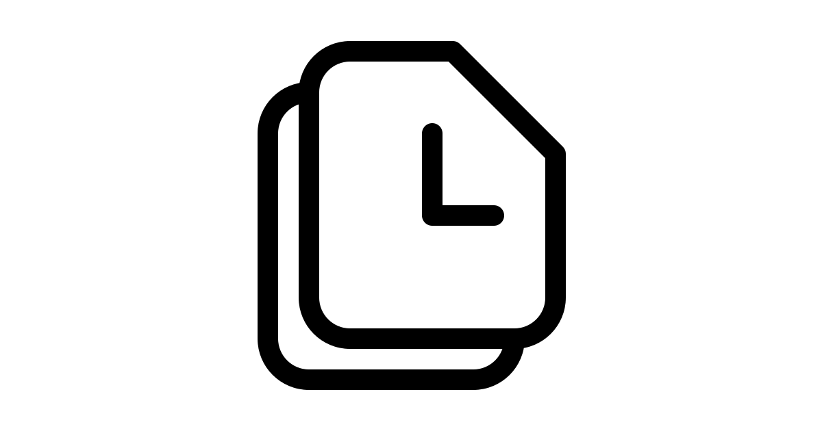 Files history free vector icon Iconbolt