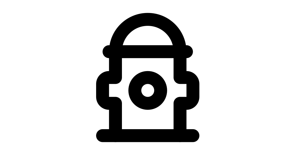 Fire hydrant free vector icon - Iconbolt