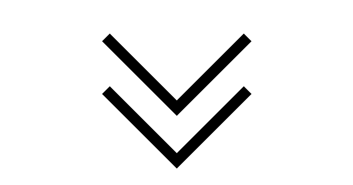 Angle double down free vector icon - Iconbolt