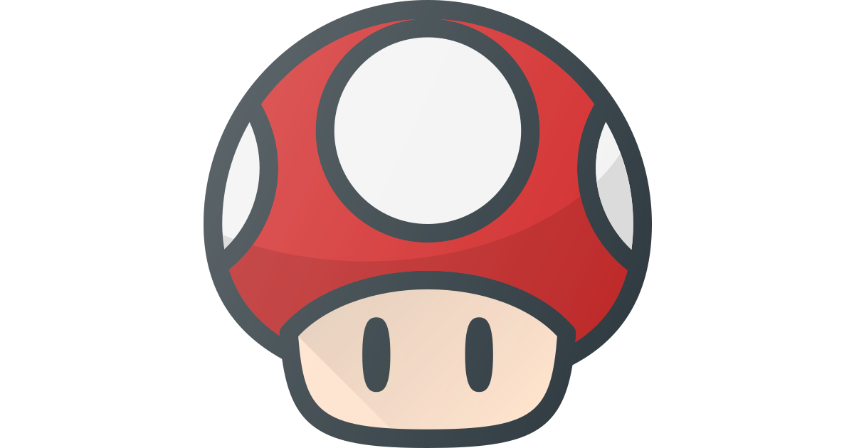 Video game play toad mushroom mario free vector icon - Iconbolt