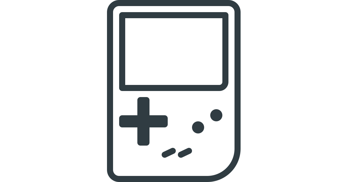 Download Video game play pad boy gameboy nintendo free vector icon - Iconbolt