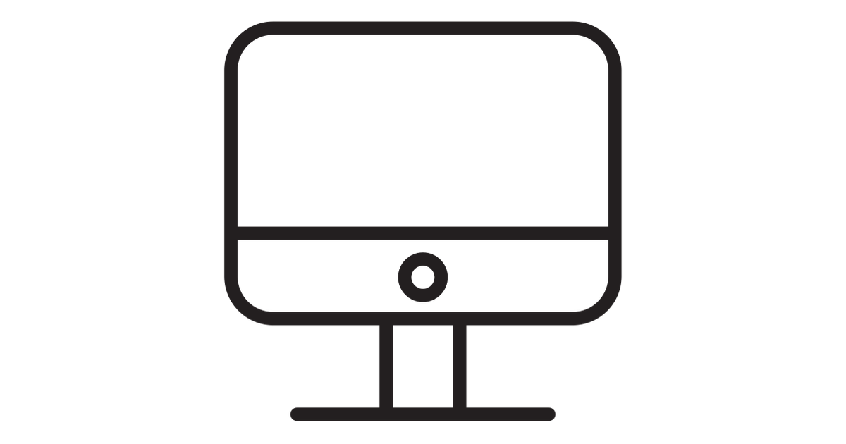 Kids education computer free vector icon - Iconbolt
