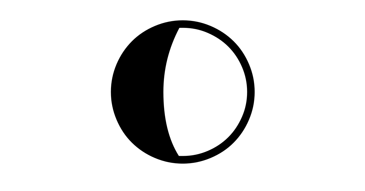 Moon alt waxing gibbous 2 free vector icon Iconbolt